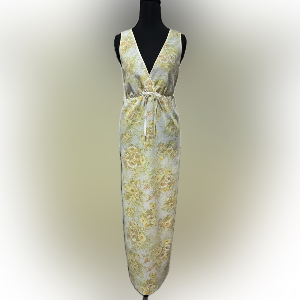 Vintage 70’s Sears “Perma-Press” Floral Maxi Dress